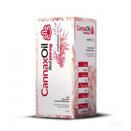 CannaxOil Red 500 mg Olej z ekstraktu konopii