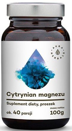Aura Herbals Cytrynian Magnezu Proszek 100G