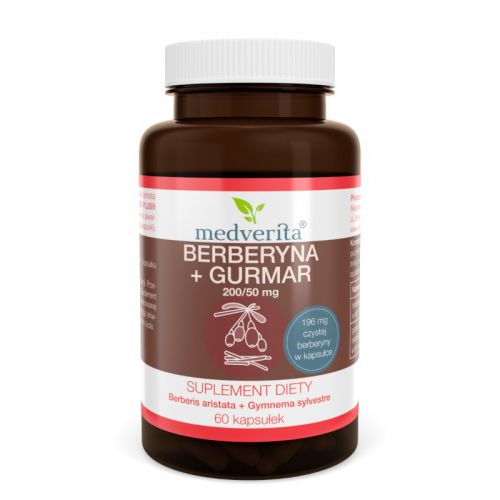 Medverita Berberyna + Gurmar 200/50 mg 60 k.