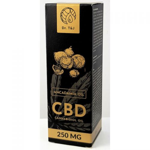 Dr T&J Olej Macadamia Bio CBD 250 mg 50 ml