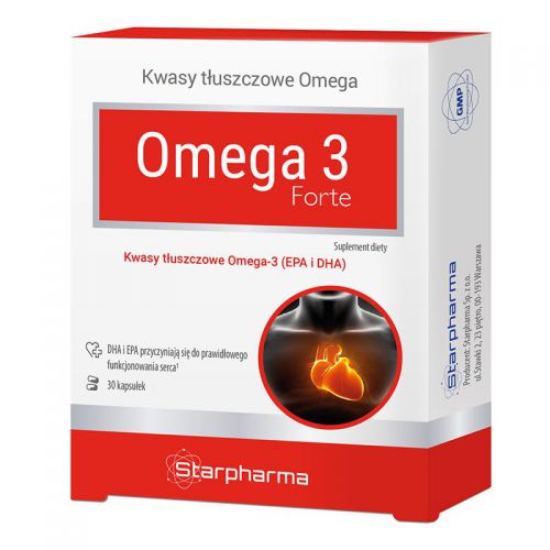 Starpharma Omega 3 Forte 30 k kwasy tłuszczowe