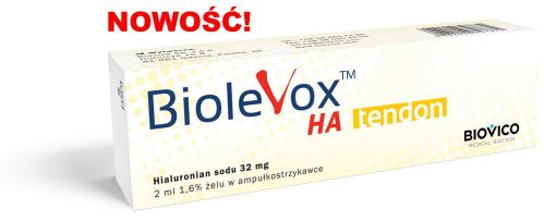 Nowość! biolevox™ ha tendon 1,6% ampułkostrzykawka 2 ml gwarancja jakości producenta