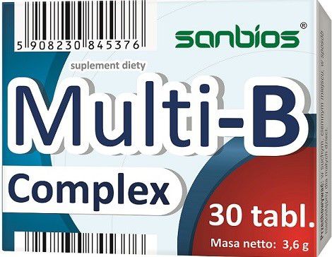 Sanbios Multi B Complex 30 T witamina B