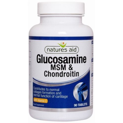 Natures Aid Glukozamina Msm Chondroityna 90 T