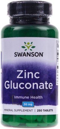 Swanson Cynk (Gluconate) 30 Mg 250 T