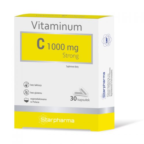 Starpharma Vitaminum C 1000 mg Strong 30 kapsułek